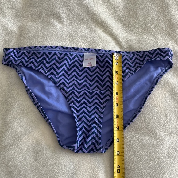 EUC Xhilaration ladies size L purple and blue bikini bottoms, barely used - Picture 5 of 6